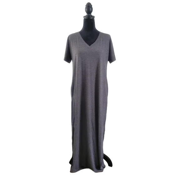 Charcoal Grey Maxi Dress - Picture 3 of 6